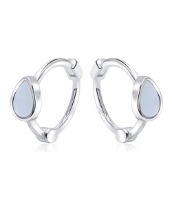 Silver Hoop Earring HO-2619